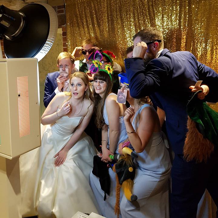 open booth in use Photo Booth Hire